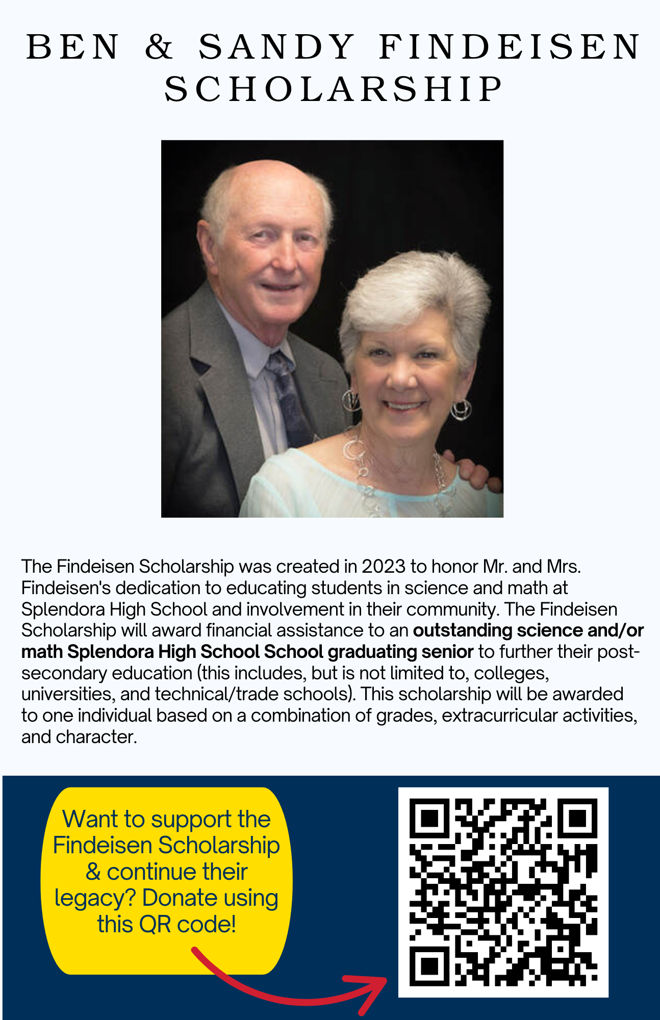 Ben & Sandy FIndeisen scholarship info