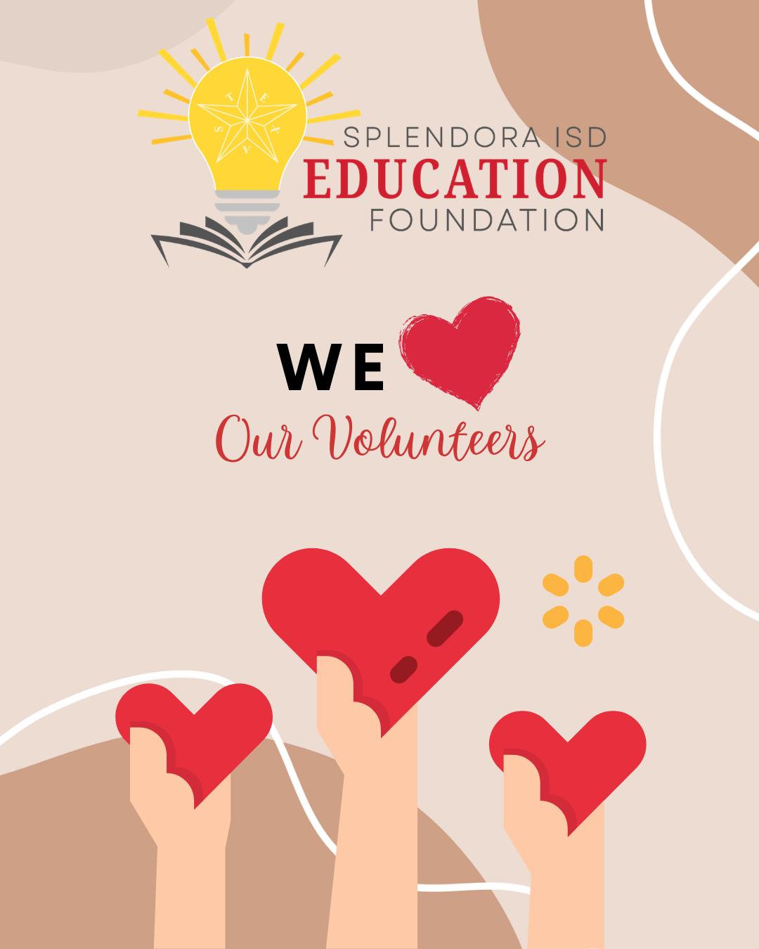 We Love Our Volunteers Heart National Volunteer Week Instagram Story