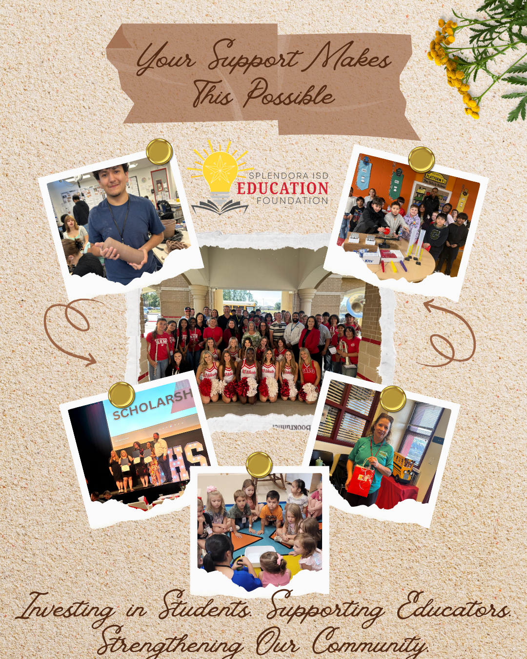 Your Support Makes This Possible Your Support Makes This Possible